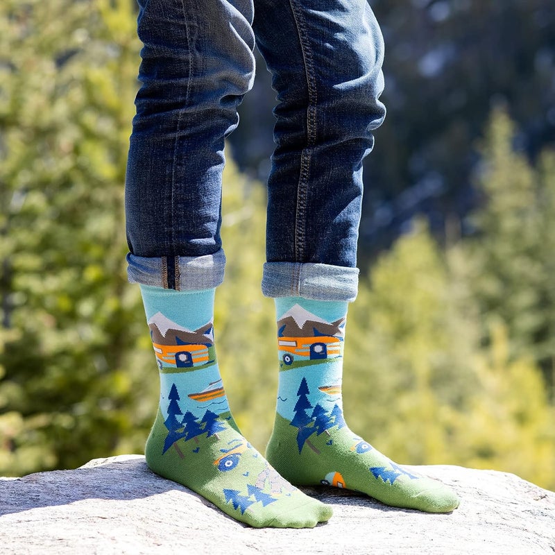 Lavley Outdoors Socks - Hiking and camping gifts for men and women - Great for nature lovers - Holiday or birthday gift - Image 5